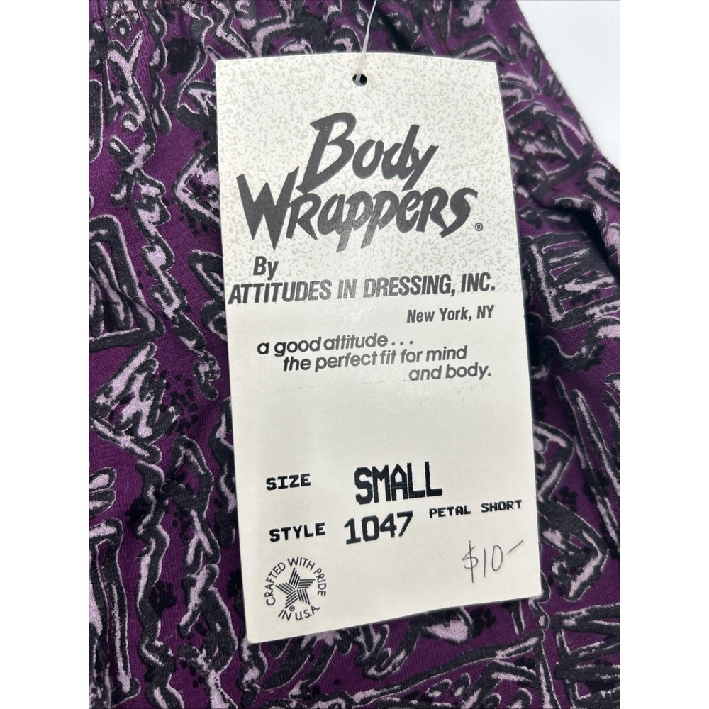 2 Vintage Body Wrappers Shorts Dance Small Petal short - Picture 2 of 6